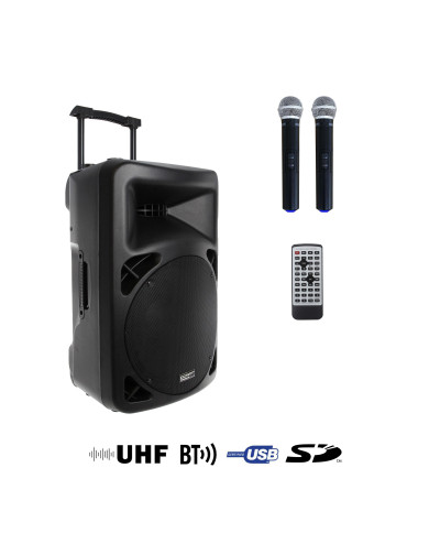 BE 9412 V2 - Sono Portable Lecteur CD MP3/SD/USB/DIVX/Bluetooth +