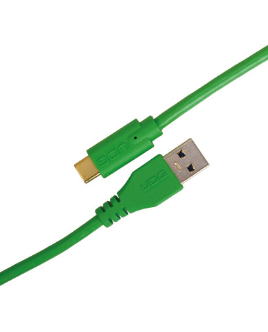 Cable UDG USB 3.0 C-A Vert Droit 1,5m